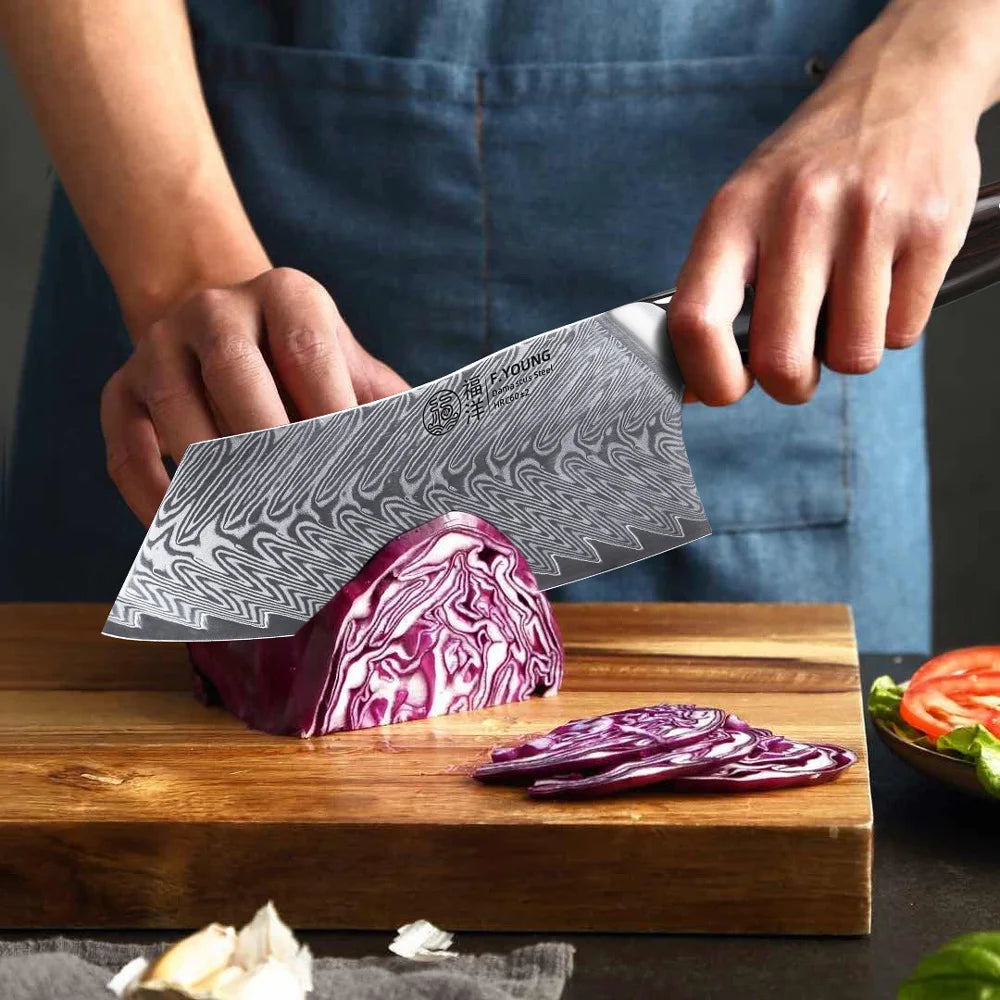 Kurumi Series Cleaver Knife – 7 Inch