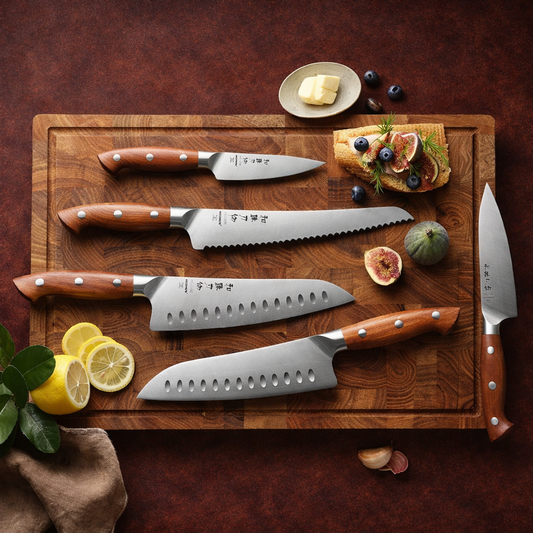 Kaizen Series Knife Set | 1.4116 Steel, Wood Handle