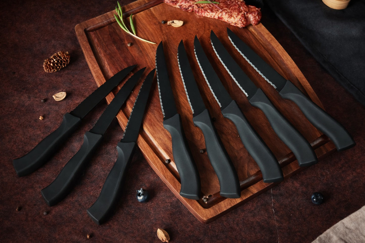 Kuro Series Table Knife Set – 6 to 8 Piece Set