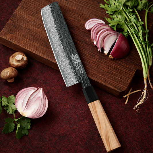 Haruto Series Nakiri Knife – 7 Inch | Octagonal Handle