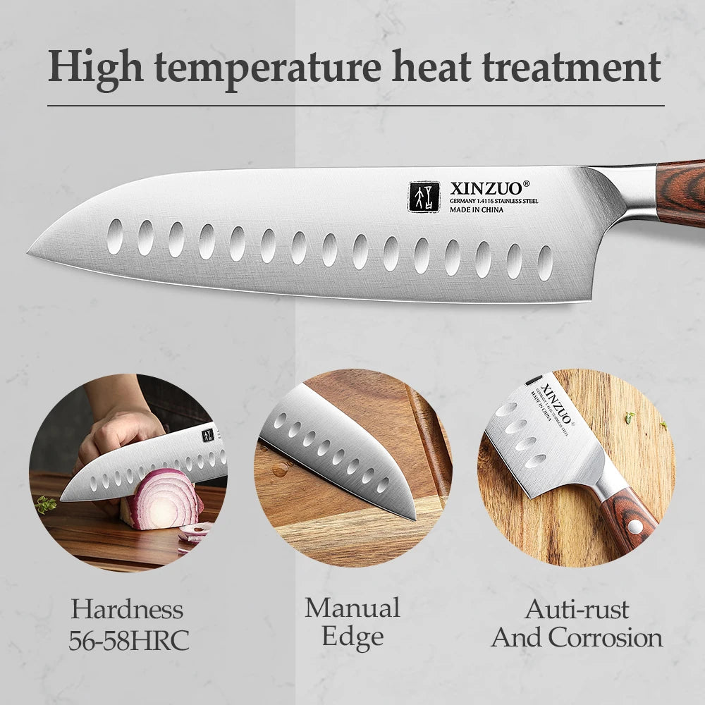 Seiren Klingen Series Santoku Knife – 7.2 Inch