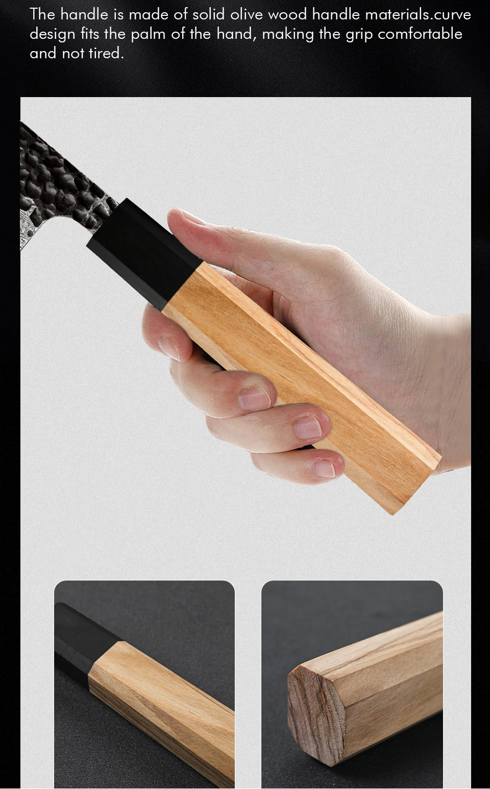 Haruto Series Kiritsuke Knife – 8.2 Inch | Octagonal Handle