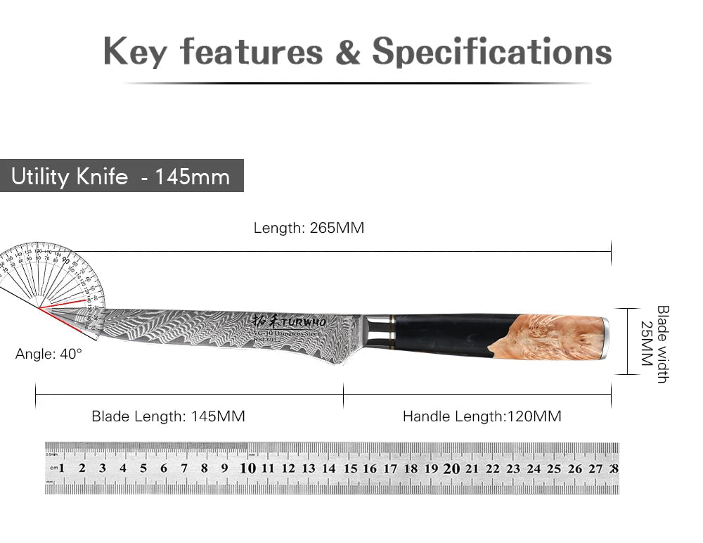 Shizuka Series Boning Knife – 6 Inch