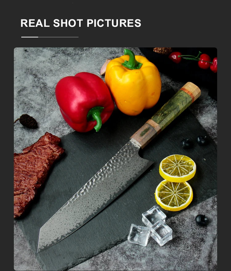 Aoiki Series Chef Knife – 8 Inch | Octagonal Handle