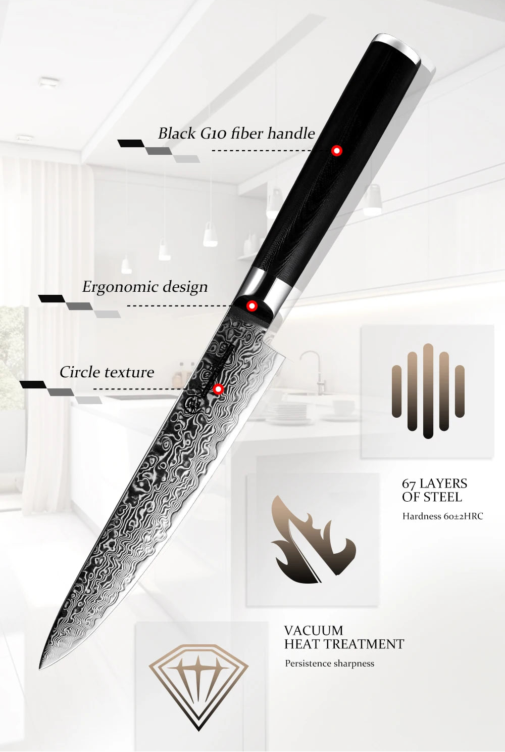 Shinobi Series Utility Knife – 6 Inch