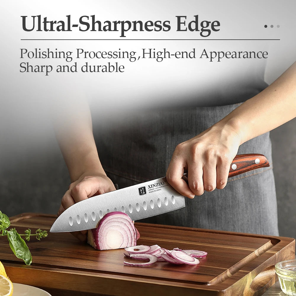 Seiren Klingen Series Santoku Knife – 7.2 Inch