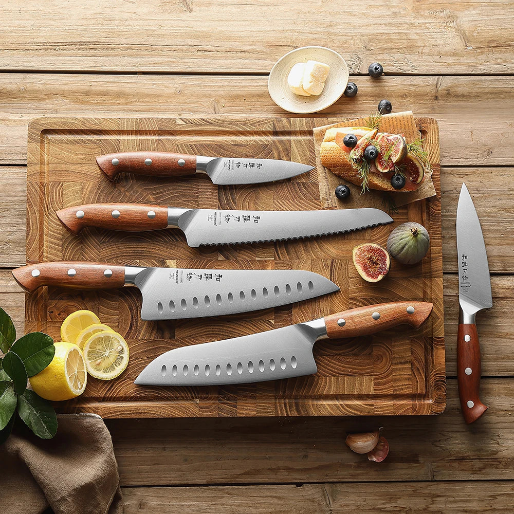 Kaizen Series Knife Set | 1.4116 Steel, Wood Handle