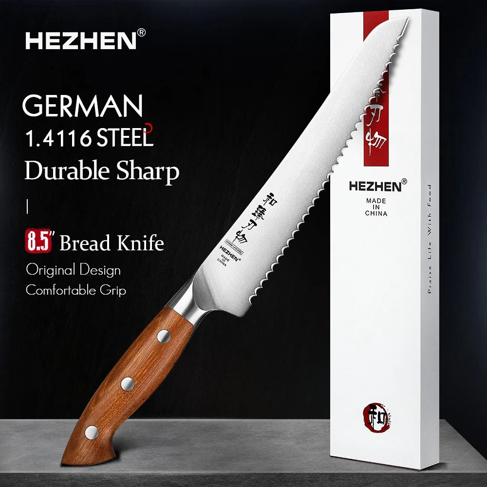 Kaizen Series Knife Set | 1.4116 Steel, Wood Handle