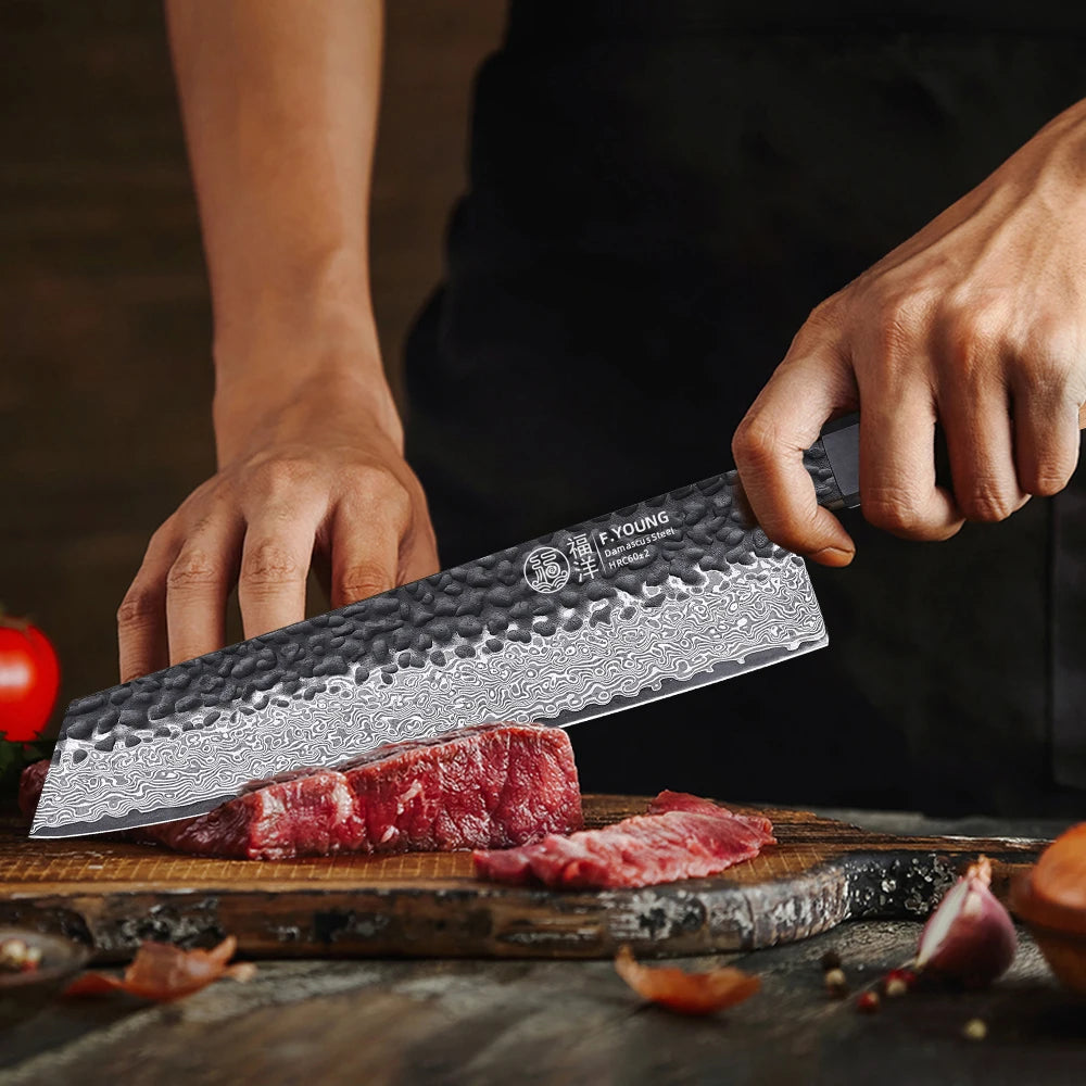 Haruto Series Kiritsuke Knife – 8.2 Inch | Octagonal Handle