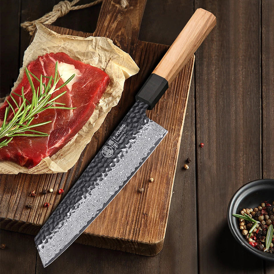 Haruto Series Kiritsuke Knife – 8.2 Inch | Octagonal Handle