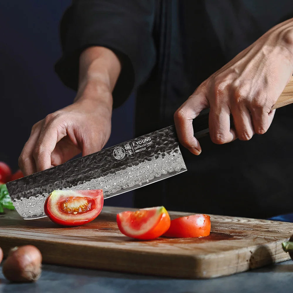 Haruto Series Nakiri Knife – 7 Inch | Octagonal Handle